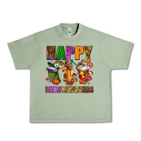 Oil Green happy hallothanksmas Urban Heavy Tee - AdoDesignShop
