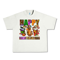 Pistachio happy hallothanksmas Urban Heavy Tee - AdoDesignShop