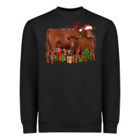 Black Christmas Gelbvieh Heavyweight Sweatshirt - JahusDesignShop