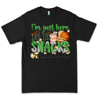 Black i'm just here for the snacks #basketball brother Premium Tee - Zillion Design Studio