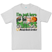Dove Grey i'm just here for the snacks #basketball brother Premium Tee - Zillion Design Studio