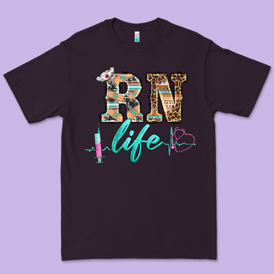 Western Nurse Rn  Life Premium Tee Designed By Barkaloodesign