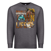 Charcoal Heather Small Town Life Premium Sweatshirt - BundleAndBundleShop