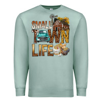 Seafoam Small Town Life Premium Sweatshirt - BundleAndBundleShop