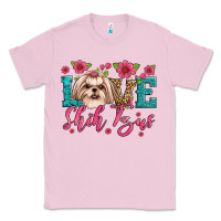 Bubblegum Pink love shih tzus Classic Tee - Artiststas