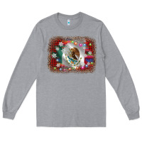 Heather Grey mexico flag christmas Long Sleeve Tee - AdoDesignShop