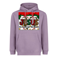 Lavender jesus the reason for the season Heavyweight Hoodie - MaliasSmallBusiness
