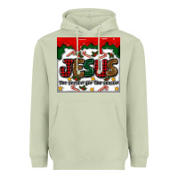 Matcha jesus the reason for the season Heavyweight Hoodie - MaliasSmallBusiness