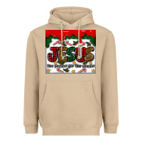 Mushroom jesus the reason for the season Heavyweight Hoodie - MaliasSmallBusiness