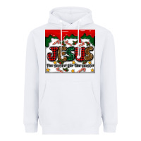 White jesus the reason for the season Heavyweight Hoodie - MaliasSmallBusiness