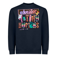 Navy educator of tiny humans Heavyweight Sweatshirt - AdoDesignShop