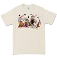 Siberian Cat Coffee Cups Premium Tee | Teevron