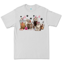 Dove Grey siberian cat coffee cups Premium Tee - texasbilliewilder