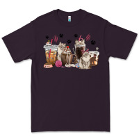 Plum siberian cat coffee cups Premium Tee - texasbilliewilder