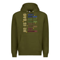 Army Green bible verses Premium Hoodie - JahusDesignShop