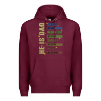 Burgundy bible verses Premium Hoodie - JahusDesignShop