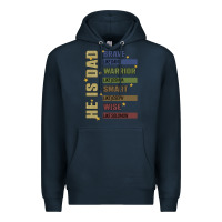 Navy bible verses Premium Hoodie - JahusDesignShop