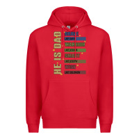 Red bible verses Premium Hoodie - JahusDesignShop
