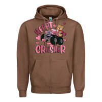 Chestnut heart crusher Zipper Hoodie - MaliasSmallBusiness
