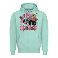 Seafoam heart crusher Zipper Hoodie - MaliasSmallBusiness