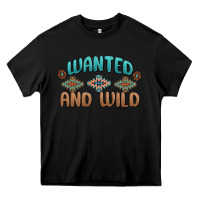 Black wanted and wild Heavy Core Tee - MaliasSmallBusiness
