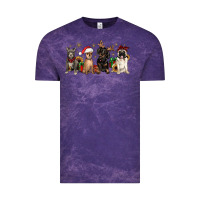 Cloud Purple christmas chihuahua pitbull pug dachshund Vintage Tee - JahusDesignShop