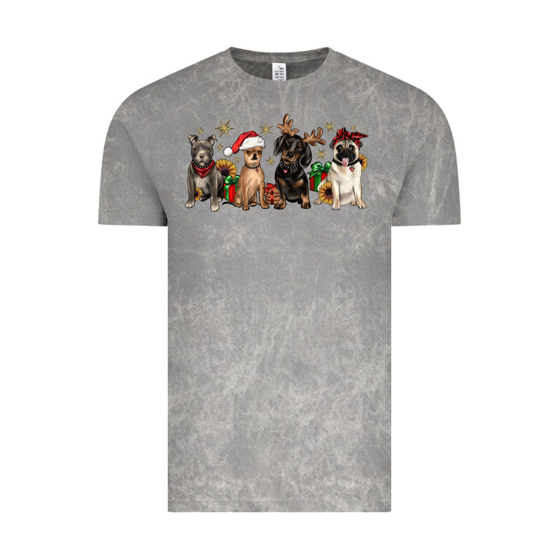 Christmas Chihuahua Pitbull Pug Dachshund Vintage Tee by JahusDesignShop | Teevron