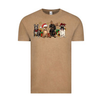 Vintage Coffee christmas chihuahua pitbull pug dachshund Vintage Tee - JahusDesignShop