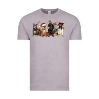 Vintage Zinc christmas chihuahua pitbull pug dachshund Vintage Tee - JahusDesignShop