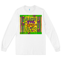 White mardi gras dude Long Sleeve Tee - Artiststas