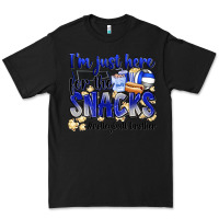 Black im just here for the snacks volleyball brother Premium Tee - Zillion Design Studio