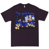 Plum im just here for the snacks volleyball brother Premium Tee - Zillion Design Studio