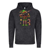 Vintage Black im the badass elf Vintage Hoodie - FaDigitalArtStudio