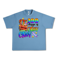 Pebble Blue 100 days of cray cray Urban Heavy Tee - Artiststas