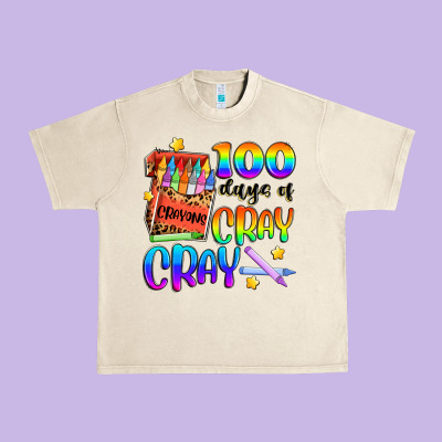 100 Days Of Cray Cray Urban Heavy Tee Designed By Artiststas