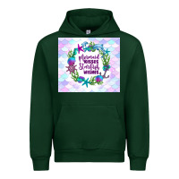 Forest Green mermaid kisses starfish wishes Urban Hoodie - TumblerDesignByShophia