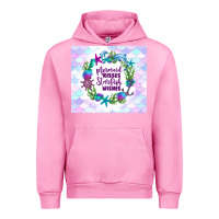 Fuchsia Pink mermaid kisses starfish wishes Urban Hoodie - TumblerDesignByShophia