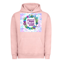 Pigment Salmon mermaid kisses starfish wishes Urban Hoodie - TumblerDesignByShophia