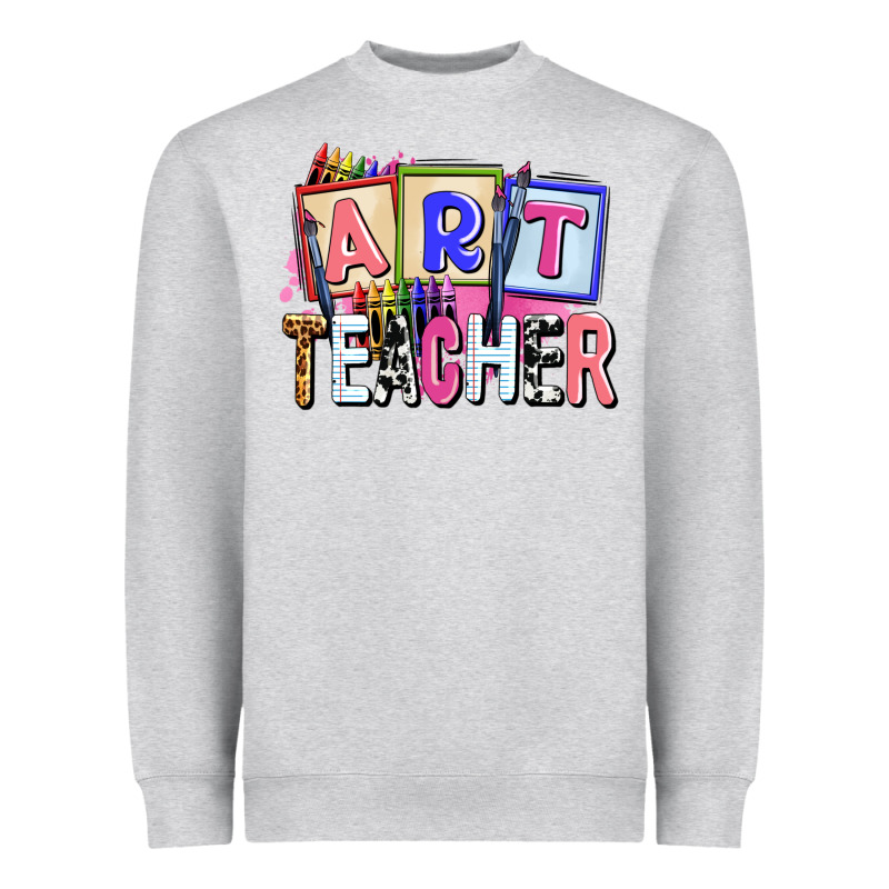 Art Teacher Heavyweight Sweatshirt by AdoDesignShop | Teevron