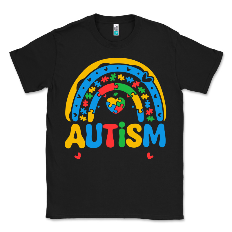 Proud Autism Mom Rainbow Classic Tee by CowhideDigitalArt | Teevron