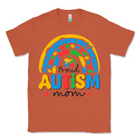 Copper proud autism mom rainbow Classic Tee - CowhideDigitalArt