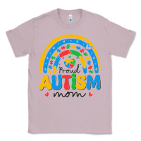 Lilac proud autism mom rainbow Classic Tee - CowhideDigitalArt