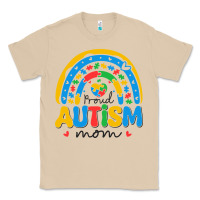 Mushroom proud autism mom rainbow Classic Tee - CowhideDigitalArt