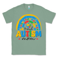 Sage proud autism mom rainbow Classic Tee - CowhideDigitalArt