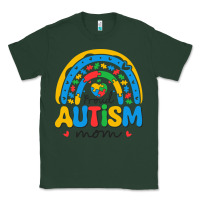 Sports Green proud autism mom rainbow Classic Tee - CowhideDigitalArt