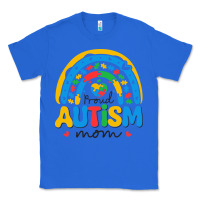 True Royal proud autism mom rainbow Classic Tee - CowhideDigitalArt