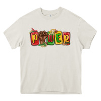 Cream power juneteenth Heavy Core Tee - MaliasSmallBusiness