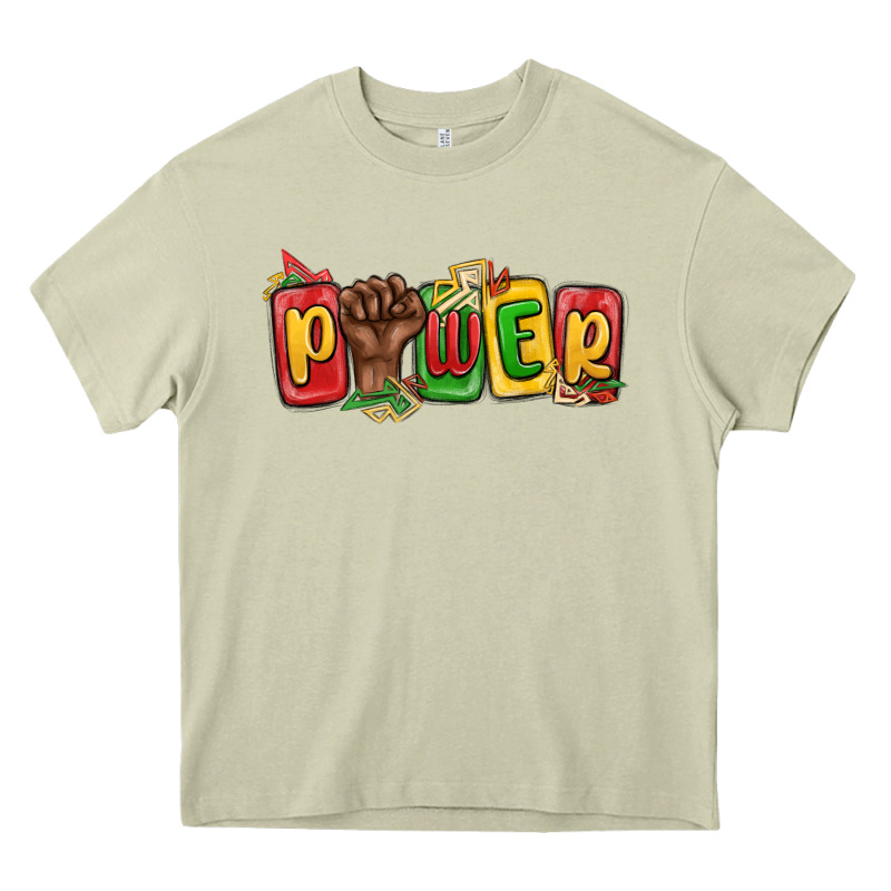 Power Juneteenth Heavy Core Tee by MaliasSmallBusiness | Teevron