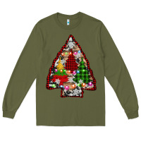 Army Green arrowhead christmas trees Long Sleeve Tee - AdoDesignShop