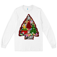 White arrowhead christmas trees Long Sleeve Tee - AdoDesignShop
